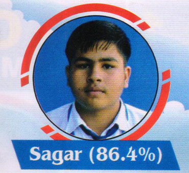 Karan school Topper Student