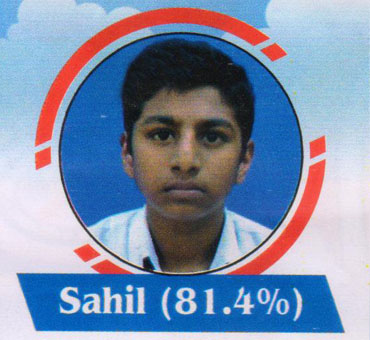 Karan school Topper Student