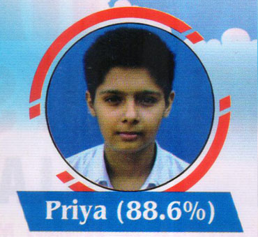 Karan school Topper Student