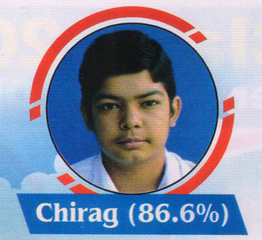 Karan school Topper Student
