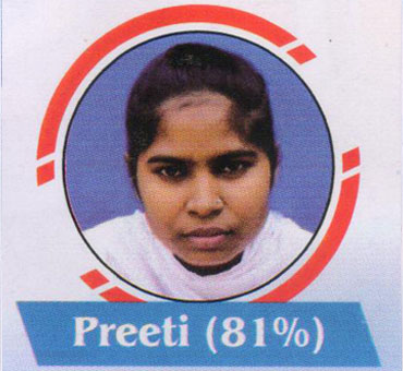 Karan school Topper Student